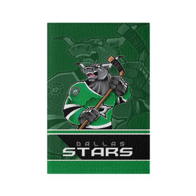 Обложка для паспорта матовая кожа с принтом Dallas Stars в городе Новоалтайск, натуральная матовая кожа | размер 19,3 х 13,7 см; прозрачные пластиковые крепления | dallas stars | nhl | stanley cup | даллас | даллас старз | кубок стенли | кубок стэнли | ничушкин | нхл | хоккей | хоккейный клуб