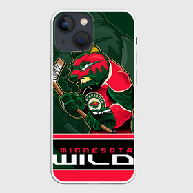Чехол для iPhone 13 mini с принтом Minnesota Wild в городе Новоалтайск,  |  | minnesota wild | nhl | stanley cup | кубок стенли | кубок стэнли | минесота | миннесота уайлд | нхл | хоккей | хоккейный клуб