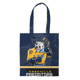 Сумка 3D повседневная с принтом Nashville Predators в городе Новоалтайск, 100% полиэстер | Плотность: 200 г/м2; Размер: 34×35 см; Высота лямок: 30 см | nashville predators | nhl | stanley cup | кубок стенли | кубок стэнли | нхл | нэшвил | нэшвилл предаторз | хоккей | хоккейный клуб