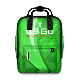 Женский рюкзак 3D с принтом cs:go - Gamma Doppler Style в городе Новоалтайск, 100% полиэстер | лямки с регулируемой длиной, сверху ручки, чтобы рюкзак нести как сумку. Основное отделение закрывается на молнию, как и внешний карман. Внутри два дополнительных кармана, один из которых закрывается на молнию. По бокам два дополнительных кармашка, куда поместится маленькая бутылочка
 | cs | csgo | doppler | gamma | волны | гамма | го | кс