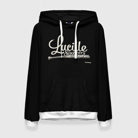 Женская толстовка 3D с принтом Lucille Sluggers 4 в городе Новоалтайск, 100% полиэстер  | двухслойный капюшон со шнурком для регулировки, мягкие манжеты на рукавах и по низу толстовки, спереди карман-кенгуру с мягким внутренним слоем. | the walking dead | бита | зомби | ниган | ужасы | ходячие
