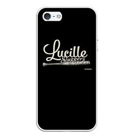 Чехол для iPhone 5/5S матовый с принтом Lucille Sluggers 4 в городе Новоалтайск, Силикон | Область печати: задняя сторона чехла, без боковых панелей | the walking dead | бита | зомби | ниган | ужасы | ходячие