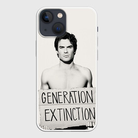 Чехол для iPhone 13 mini с принтом Дневники вампира 5 в городе Новоалтайск,  |  | the vampire diaries | вампир | вампиры | деймон | дневники вампира | древнейшие | дэймон | дэймон сальваторе | елега гилберт | елена | сальваторе | стефан | стефан сальваторе | стэфан