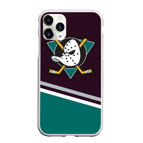 Чехол для iPhone 11 Pro матовый с принтом Anaheim Ducks в городе Новоалтайск, Силикон |  | хоккей