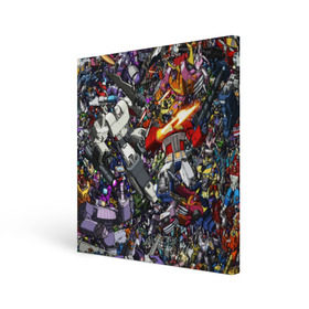 Холст квадратный с принтом Transformer Art в городе Новоалтайск, 100% ПВХ |  | transformer | трансформеры