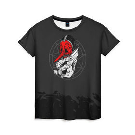 Женская футболка 3D с принтом Slipknot N3 Chris Fehn в городе Новоалтайск, 100% полиэфир ( синтетическое хлопкоподобное полотно) | прямой крой, круглый вырез горловины, длина до линии бедер | Тематика изображения на принте: крис | слипкнот | слипнот | фен