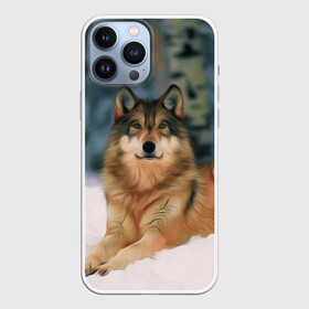 Чехол для iPhone 13 Pro Max с принтом Рисунок в городе Новоалтайск,  |  | зверь | лес | снег