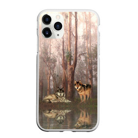 Чехол для iPhone 11 Pro матовый Forest: в городе Новоалтайск, Силикон |  | зверь | лес