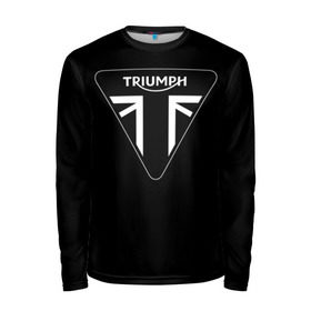 Мужской лонгслив 3D с принтом Triumph 4 в городе Новоалтайск, 100% полиэстер | длинные рукава, круглый вырез горловины, полуприлегающий силуэт | moto | triumph | мотоцикл | мотоциклы | триумф