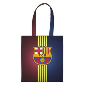 Сумка 3D повседневная с принтом Barcelona FC в городе Новоалтайск, 100% полиэстер | Плотность: 200 г/м2; Размер: 34×35 см; Высота лямок: 30 см | барса | барселона | испания | клуб | фк | футбол | футбольный