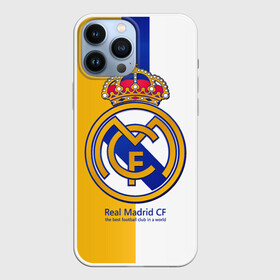 Чехол для iPhone 13 Pro Max с принтом Real Madrid CF в городе Новоалтайск,  |  | Тематика изображения на принте: football | испания | клуб | мадрид | реал | фк | футбольный