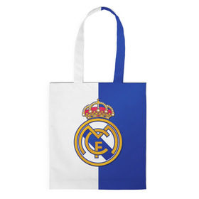 Сумка 3D повседневная с принтом Real Madrid в городе Новоалтайск, 100% полиэстер | Плотность: 200 г/м2; Размер: 34×35 см; Высота лямок: 30 см | football | испания | клуб | мадрид | реал | фк | футбольный