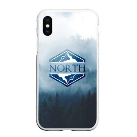Чехол для iPhone XS Max матовый с принтом nord в городе Новоалтайск, Силикон | Область печати: задняя сторона чехла, без боковых панелей | горы | лес | небо | приключения | путешествие | река | свобода | сосны | тайга | туризм | экстрим