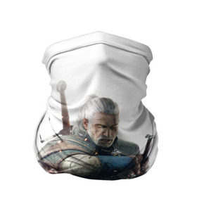 Бандана-труба 3D с принтом The Witcher в городе Новоалтайск, 100% полиэстер, ткань с особыми свойствами — Activecool | плотность 150‒180 г/м2; хорошо тянется, но сохраняет форму | witcher | ведьмак | геральт