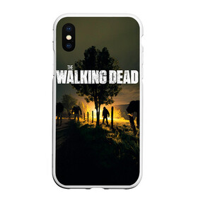 Чехол для iPhone XS Max матовый с принтом Walking Dead в городе Новоалтайск, Силикон | Область печати: задняя сторона чехла, без боковых панелей | ходячие мертвецы