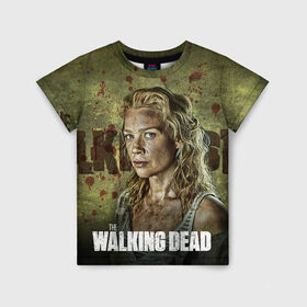 Детская футболка 3D с принтом Walking Dead в городе Новоалтайск, 100% гипоаллергенный полиэфир | прямой крой, круглый вырез горловины, длина до линии бедер, чуть спущенное плечо, ткань немного тянется | ходячие мертвецы