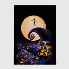 Постер с принтом nightmare before christmas в городе Новоалтайск, 100% бумага
 | бумага, плотность 150 мг. Матовая, но за счет высокого коэффициента гладкости имеет небольшой блеск и дает на свету блики, но в отличии от глянцевой бумаги не покрыта лаком | helloween | бертон | бугимен | бугимэн | вампиры | джек скелингтон | доктор филькельштейн | корыто | крыто | кукла | повелитель тыкв | рождество | сhristmas | салли | тим | тим бертон | тыква | хеллоуин | шито