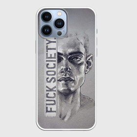 Чехол для iPhone 13 Pro Max с принтом Fuck Society в городе Новоалтайск,  |  | Тематика изображения на принте: fsociety | mr robot | анонимус | мистер робот