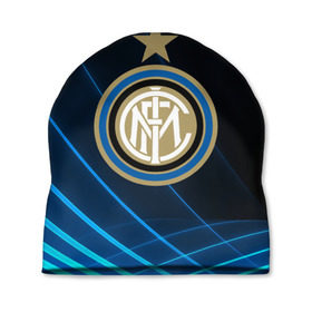 Шапка 3D с принтом Inter Milan в городе Новоалтайск, 100% полиэстер | универсальный размер, печать по всей поверхности изделия | inter | milan | интер | италия | милан | футбол | футболист