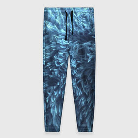 Женские брюки 3D с принтом Меховой шарик в городе Новоалтайск, полиэстер 100% | прямой крой, два кармана без застежек по бокам, с мягкой трикотажной резинкой на поясе и по низу штанин. В поясе для дополнительного комфорта — широкие завязки | мех | текстура | узор