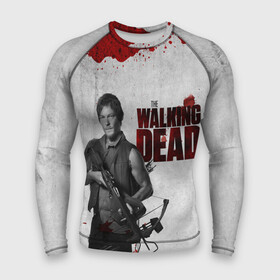 Мужской рашгард 3D с принтом The Walking Dead в городе Новоалтайск,  |  | the walking dead | америка | апокалипсис | глен | дерил | зомби | карл | кровь | рик | сша | ходячие мертвецы