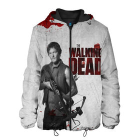 Мужская куртка 3D с принтом The Walking Dead в городе Новоалтайск, ткань верха — 100% полиэстер, подклад — флис | прямой крой, подол и капюшон оформлены резинкой с фиксаторами, два кармана без застежек по бокам, один большой потайной карман на груди. Карман на груди застегивается на липучку | Тематика изображения на принте: the walking dead | америка | апокалипсис | глен | дерил | зомби | карл | кровь | рик | сша | ходячие мертвецы