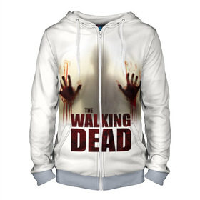 Мужская толстовка 3D на молнии с принтом The Walking Dead в городе Новоалтайск, 100% полиэстер | длина до линии бедра, манжеты и пояс оформлены мягкой тканевой резинкой, двухслойный капюшон со шнурком для регулировки, спереди молния, по бокам два кармана | the walking dead | америка | апокалипсис | глен | дерил | зомби | карл | кровь | рик | сша | ходячие мертвецы