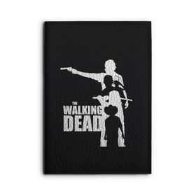 Обложка для автодокументов с принтом The Walking Dead в городе Новоалтайск, натуральная кожа |  размер 19,9*13 см; внутри 4 больших “конверта” для документов и один маленький отдел — туда идеально встанут права | Тематика изображения на принте: the walking dead | америка | апокалипсис | глен | дерил | зомби | карл | кровь | рик | сша | ходячие мертвецы