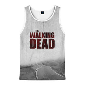 Мужская майка 3D с принтом The Walking Dead в городе Новоалтайск, 100% полиэстер | круглая горловина, приталенный силуэт, длина до линии бедра. Пройма и горловина окантованы тонкой бейкой | Тематика изображения на принте: the walking dead | америка | апокалипсис | глен | дерил | зомби | карл | кровь | рик | сша | ходячие мертвецы