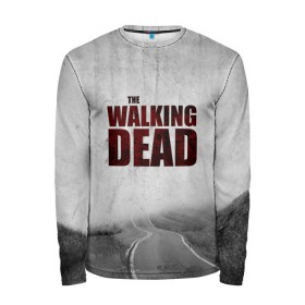 Мужской лонгслив 3D с принтом The Walking Dead в городе Новоалтайск, 100% полиэстер | длинные рукава, круглый вырез горловины, полуприлегающий силуэт | the walking dead | америка | апокалипсис | глен | дерил | зомби | карл | кровь | рик | сша | ходячие мертвецы