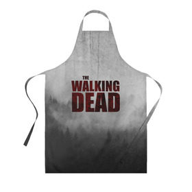 Фартук 3D с принтом The Walking Dead в городе Новоалтайск, 100% полиэстер | общий размер — 65 х 85 см, ширина нагрудника — 26 см, горловина — 53 см, длина завязок — 54 см, общий обхват в поясе — 173 см. Принт на завязках и на горловине наносится с двух сторон, на основной части фартука — только с внешней стороны | the walking dead | америка | апокалипсис | глен | дерил | зомби | карл | кровь | рик | сша | ходячие мертвецы