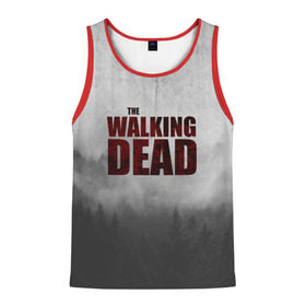Мужская майка 3D с принтом The Walking Dead в городе Новоалтайск, 100% полиэстер | круглая горловина, приталенный силуэт, длина до линии бедра. Пройма и горловина окантованы тонкой бейкой | Тематика изображения на принте: the walking dead | америка | апокалипсис | глен | дерил | зомби | карл | кровь | рик | сша | ходячие мертвецы