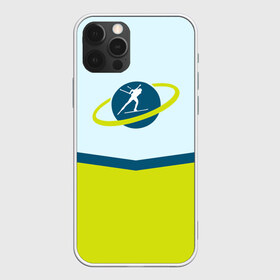 Чехол для iPhone 12 Pro Max с принтом International Biathlon Union в городе Новоалтайск, Силикон |  | biathlon | ibu | international biathlon union | биатлон | гонка | зимний спорт | кубок мира | олимпиада | спорт | спринт | чемпионат | чемпионат мира | эстафета