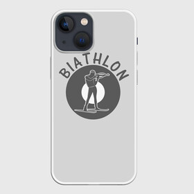 Чехол для iPhone 13 mini с принтом biathlon sport в городе Новоалтайск,  |  | biathlon | биатлон | гонка | зимний спорт | кубок мира | олимпиада | спорт | спринт | чемпионат | чемпионат мира | эстафета