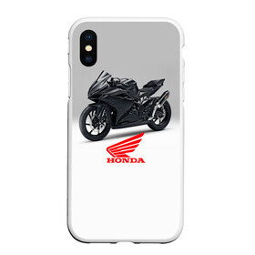 Чехол для iPhone XS Max матовый с принтом Honda 3 в городе Новоалтайск, Силикон | Область печати: задняя сторона чехла, без боковых панелей | honda | moto | мото | мотоцикл | мотоциклы | хонда