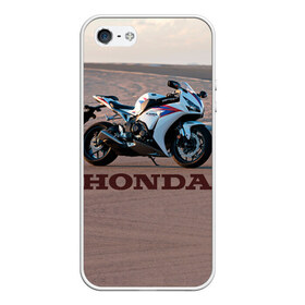 Чехол для iPhone 5/5S матовый с принтом Honda 1 в городе Новоалтайск, Силикон | Область печати: задняя сторона чехла, без боковых панелей | honda | moto | мото | мотоцикл | мотоциклы | хонда