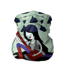 Бандана-труба 3D с принтом Marceline в городе Новоалтайск, 100% полиэстер, ткань с особыми свойствами — Activecool | плотность 150‒180 г/м2; хорошо тянется, но сохраняет форму | adventure time | finn | jake | marceline | вампир | время приключений | джейк | марселин | финн