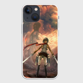 Чехол для iPhone 13 mini с принтом Last в городе Новоалтайск,  |  | attack on titan | атака титанов | вторжение гигантов | микаса