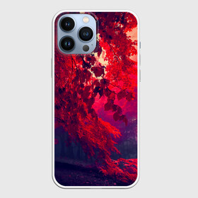 Чехол для iPhone 13 Pro Max с принтом Осень в городе Новоалтайск,  |  | Тематика изображения на принте: autumn | bright | colors | forest | trees | деревья | краски | лес | лучи | осень | солнце | цвета | яркие