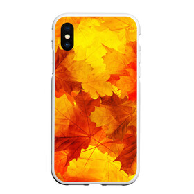 Чехол для iPhone XS Max матовый с принтом Осень в городе Новоалтайск, Силикон | Область печати: задняя сторона чехла, без боковых панелей | autumn | bright | color | forest | leaves | maple | paint | trees | деревья | клен | краски | лес | листья | осень | цвета | яркие