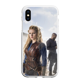 Чехол для iPhone XS Max матовый с принтом Лагерта и Рагнар Лотброки в городе Новоалтайск, Силикон | Область печати: задняя сторона чехла, без боковых панелей | vikings | викинги | лагерта | лотброк | рагнар