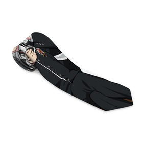 Галстук 3D с принтом Blue Exorcist в городе Новоалтайск, 100% полиэстер | Длина 148 см; Плотность 150-180 г/м2 | Тематика изображения на принте: ao no exorcist | blue exorcist | демон | сатана | синий экзорцист