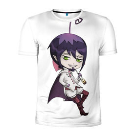 Мужская футболка 3D спортивная с принтом Blue Exorcist Мефисто в городе Новоалтайск, 100% полиэстер с улучшенными характеристиками | приталенный силуэт, круглая горловина, широкие плечи, сужается к линии бедра | ao no exorcist | демон | сатана | синий экзорцист