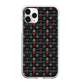 Чехол для iPhone 11 Pro Max матовый с принтом TwentyONE PILOTS pattern в городе Новоалтайск, Силикон |  | 21 | blurryface | music | twenty one pilots