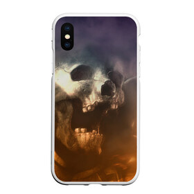 Чехол для iPhone XS Max матовый с принтом Doom в городе Новоалтайск, Силикон | Область печати: задняя сторона чехла, без боковых панелей | doom | skull | slayer | палач | скелет | череп