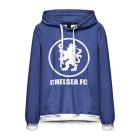 Мужская толстовка 3D с принтом Chelsea FC в городе Новоалтайск, 100% полиэстер | двухслойный капюшон со шнурком для регулировки, мягкие манжеты на рукавах и по низу толстовки, спереди карман-кенгуру с мягким внутренним слоем. | Тематика изображения на принте: chelsea | англия | премьер лига | фанат | футбол | футболист | челси