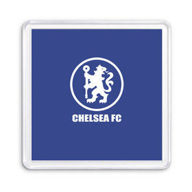 Магнит 55*55 с принтом Chelsea FC в городе Новоалтайск, Пластик | Размер: 65*65 мм; Размер печати: 55*55 мм | Тематика изображения на принте: chelsea | англия | премьер лига | фанат | футбол | футболист | челси