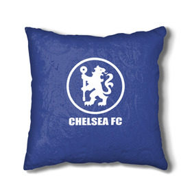 Подушка 3D с принтом Chelsea FC в городе Новоалтайск, наволочка – 100% полиэстер, наполнитель – холлофайбер (легкий наполнитель, не вызывает аллергию). | состоит из подушки и наволочки. Наволочка на молнии, легко снимается для стирки | chelsea | англия | премьер лига | фанат | футбол | футболист | челси
