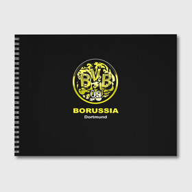 Альбом для рисования с принтом Borussia Dortmund в городе Новоалтайск, 100% бумага
 | матовая бумага, плотность 200 мг. | Тематика изображения на принте: боруссия | дортмунд