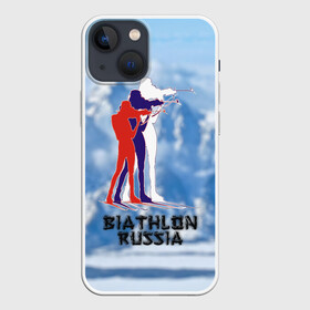 Чехол для iPhone 13 mini с принтом Biathlon russia в городе Новоалтайск,  |  | биатлон